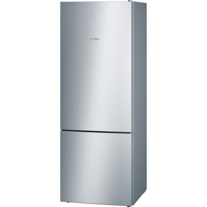 BOSCH KGV58VL31S - Réfrigérateur combiné - 500 L (376 L + 124 L) - Froid low frost grande capacité- A++ - L 70 x H 191 cm - Inox - Photo n°1