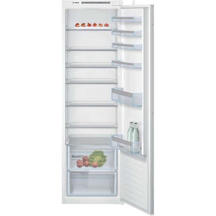 BOSCH KIR81VSF0 Réfrigérateur 1 porte intégrable - SER4 - 177x56cm - Blanc - Photo n°1