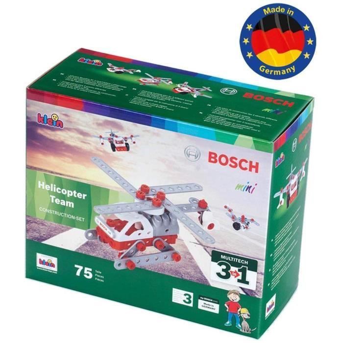 Bosch - Set de construction Helicopter Team 3 en 1 - Photo n°2