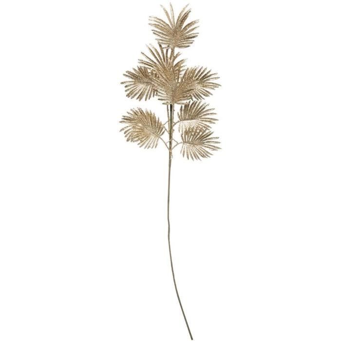 Branche de palmier - 75 cm - Doré - Photo n°1
