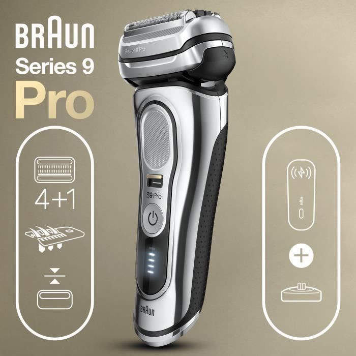 BRAUN 81747605 - Braun Series 9 Pro 9426s - Rasoir Électrique barbe et cheveux - ProLift - Power Case - Autonomie 60min - Photo n°4