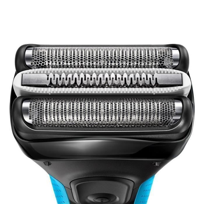 BRAUN Rasoir électrique Series 3 ProSkin 3040s Wet & Dry rechargeable - Bleu - Photo n°3