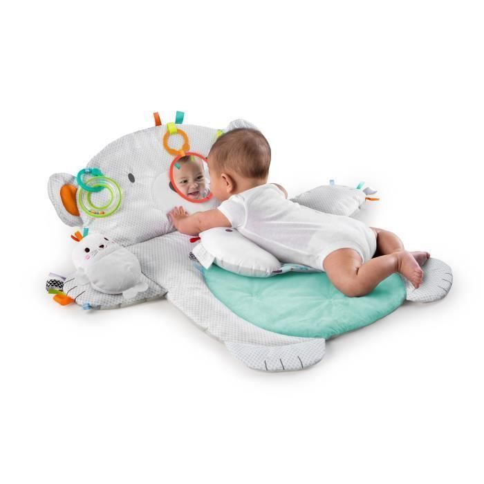 BRIGHT STARTS Tapis d'éveil Ours Polaire Tummy Time Prop & Play - Photo n°4