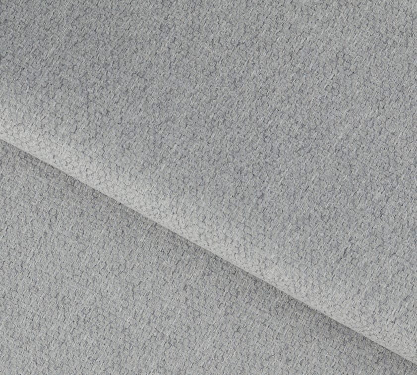 Canapé convertible angle droit tissu gris clair chiné Savary 280 cm - Photo n°3