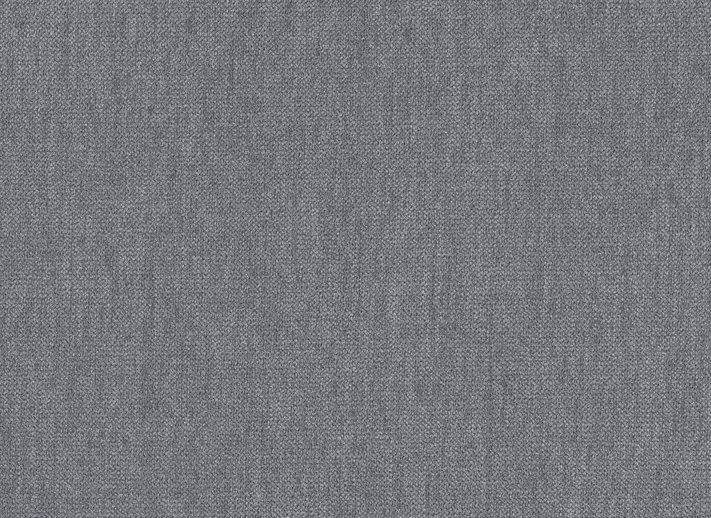 Canapé convertible angle gauche tissu gris et chromé Pika 260 cm - Photo n°4