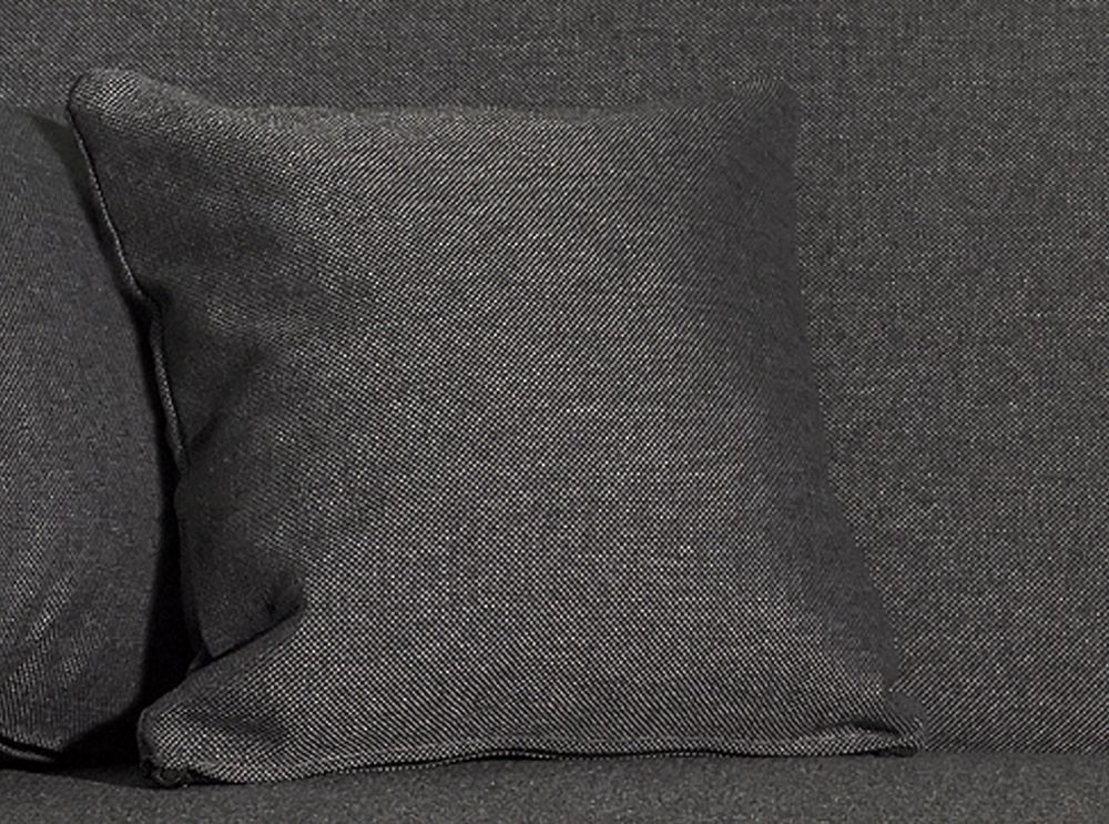 Canapé d'angle droit convertible avec coffre tissu gris foncé Bari 262 cm - Photo n°9