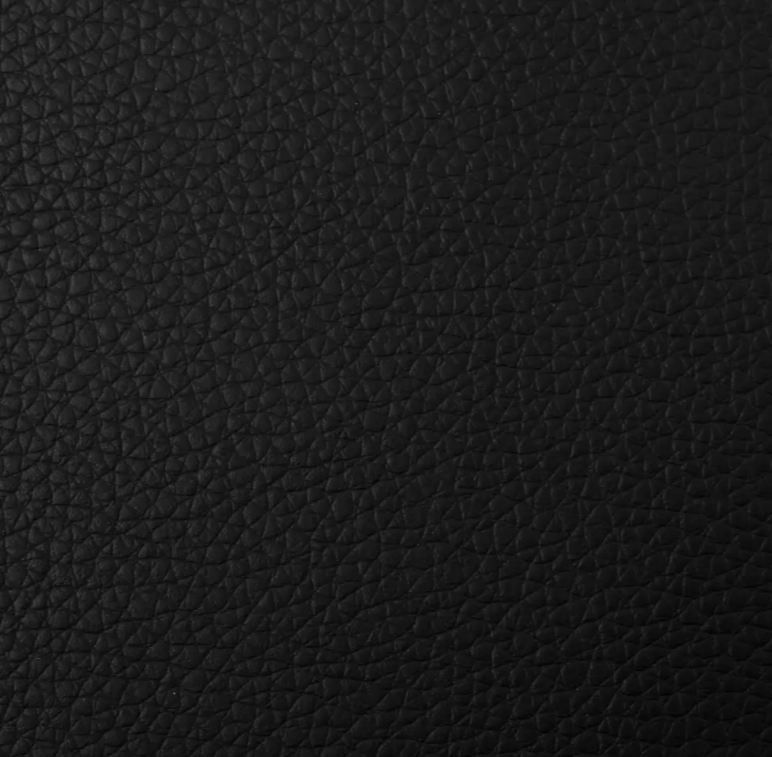 Canapé d'angle extensible et convertible simili cuir noir Karen - Photo n°3