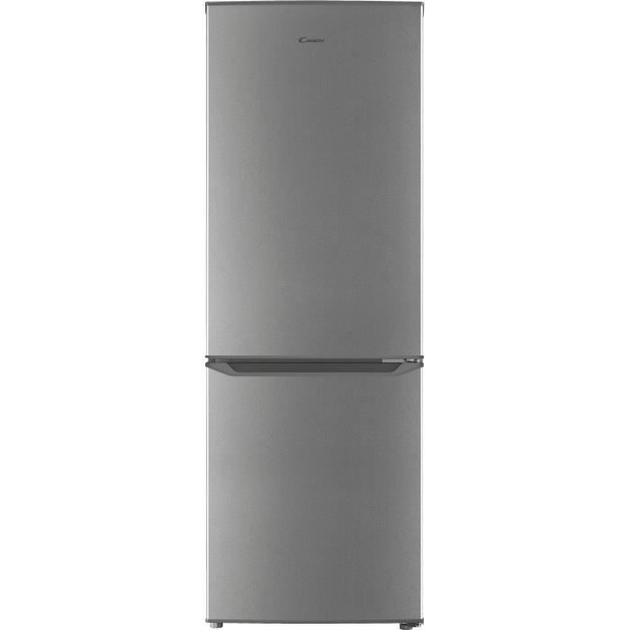 CANDY CFM 14504SN - Réfrigérateur combiné 165L (122+43L) - Froid statique - L50x H142,2cm - Silver - Photo n°1