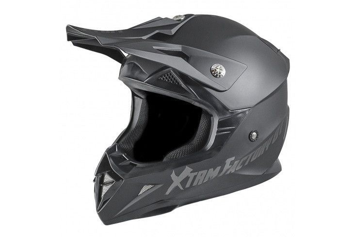 Casque adulte cross noir Xtrm Factory - Photo n°3