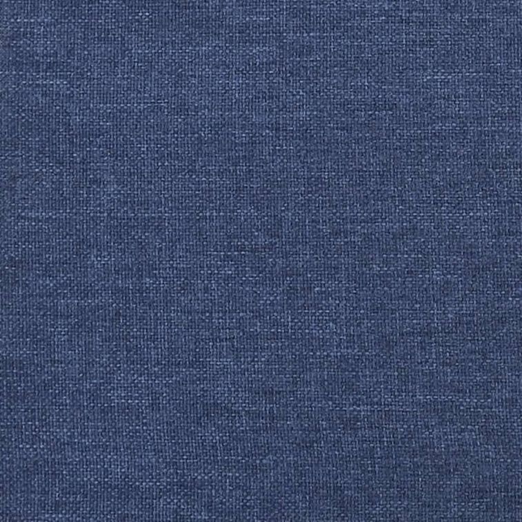 Chaise à bascule avec tabouret Bleu Tissu - Photo n°10