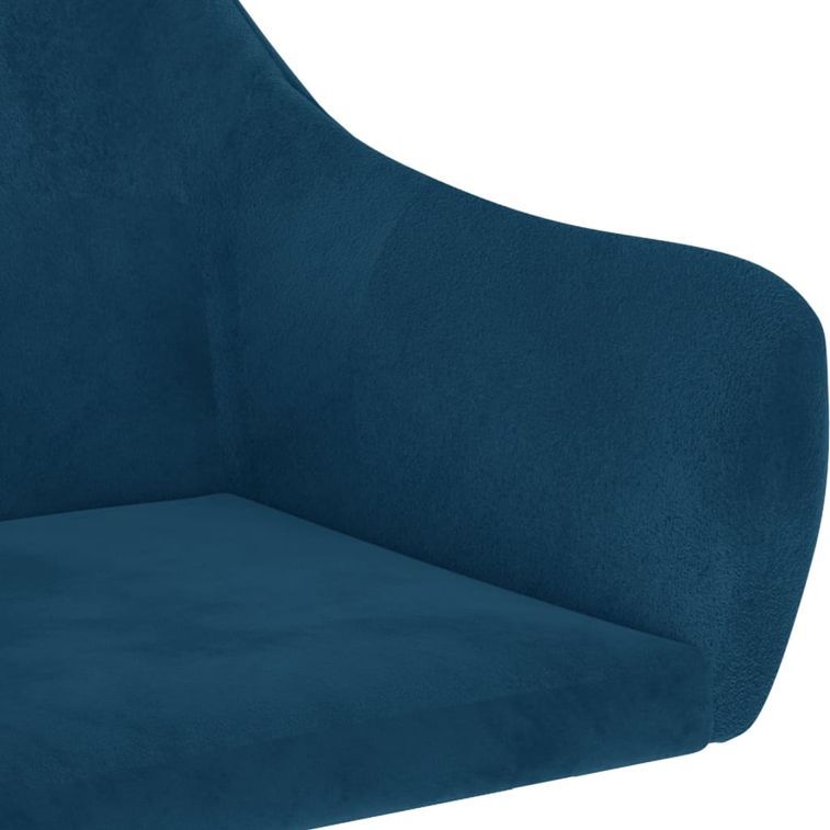 Chaise à bascule Bleu Velours - Photo n°6