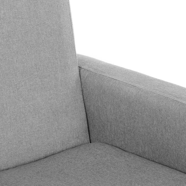 Chaise à bascule Gris clair Tissu 9 - Photo n°7
