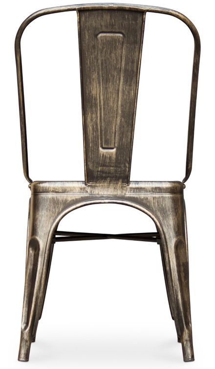Chaise acier vintage renforcé Kalax - Haut de gamme - Photo n°4