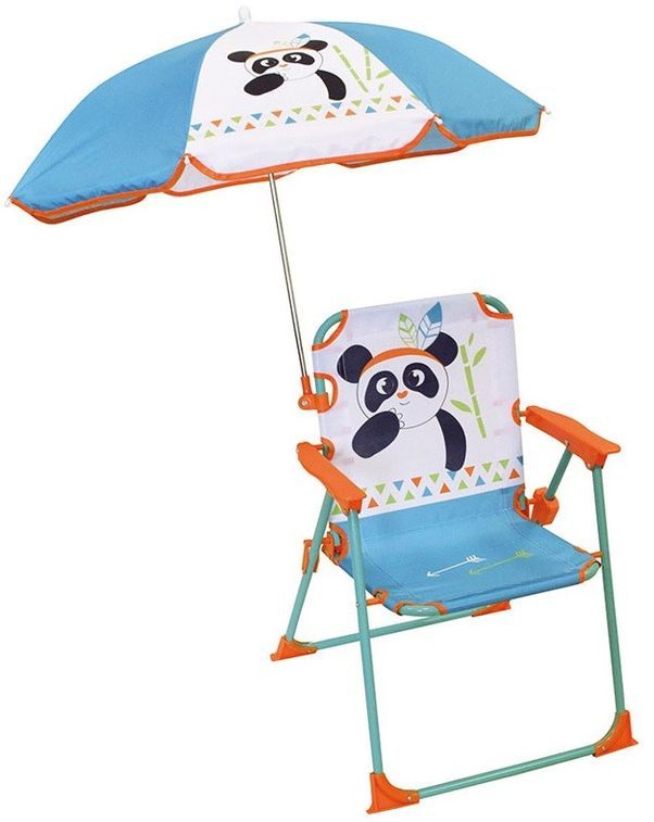 Chaise avec parasol Indian Panda - Photo n°1