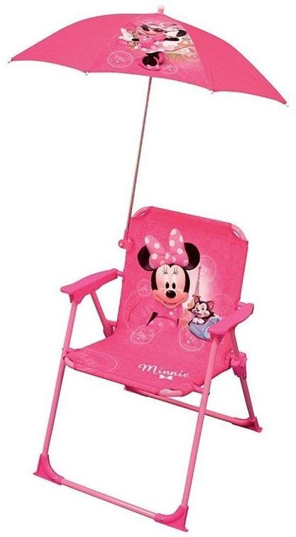 Chaise avec parasol Minnie Paris Disney - Photo n°1