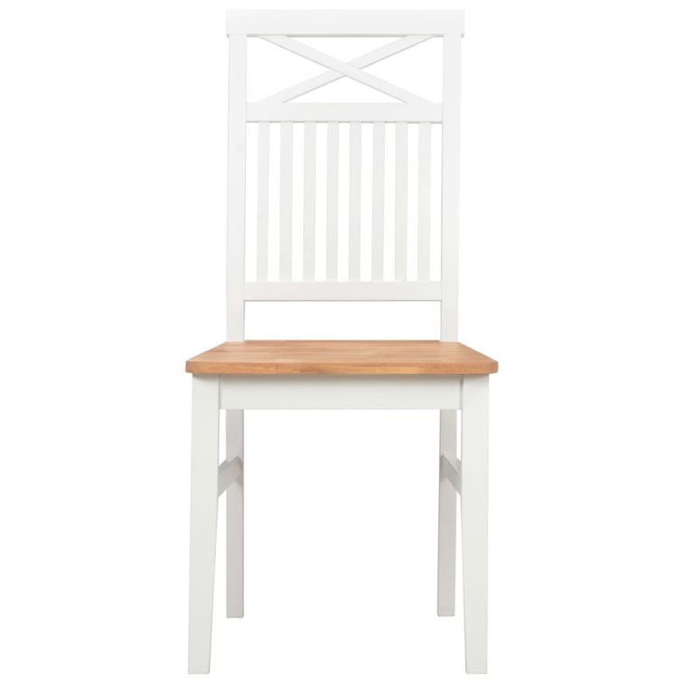 Chaise chêne clair et bouleau blanc Rij - Lot de 2 - Photo n°3
