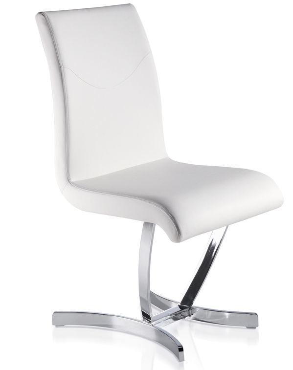 Chaise design Blanc Sipa - Lot de 4 - Photo n°1