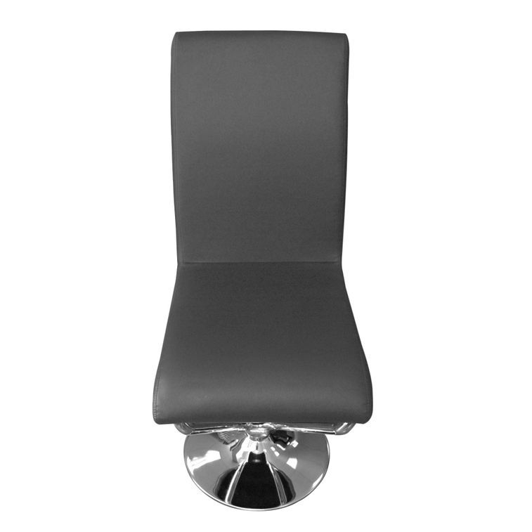 Chaise design simili gris Kazen - Lot de 6 - Photo n°4