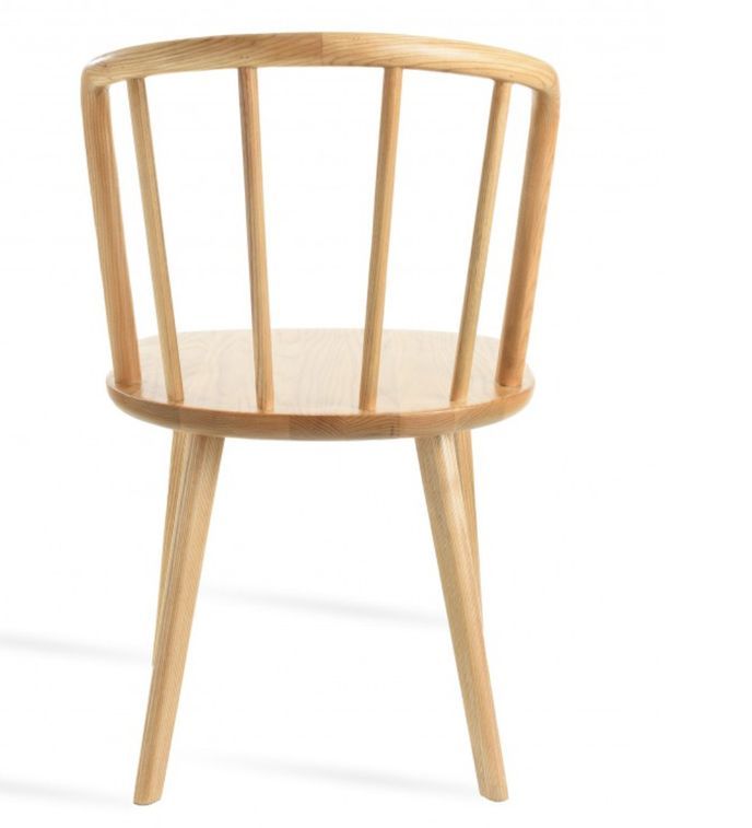 Chaise en bois de hêtre naturel Rayno - Photo n°4