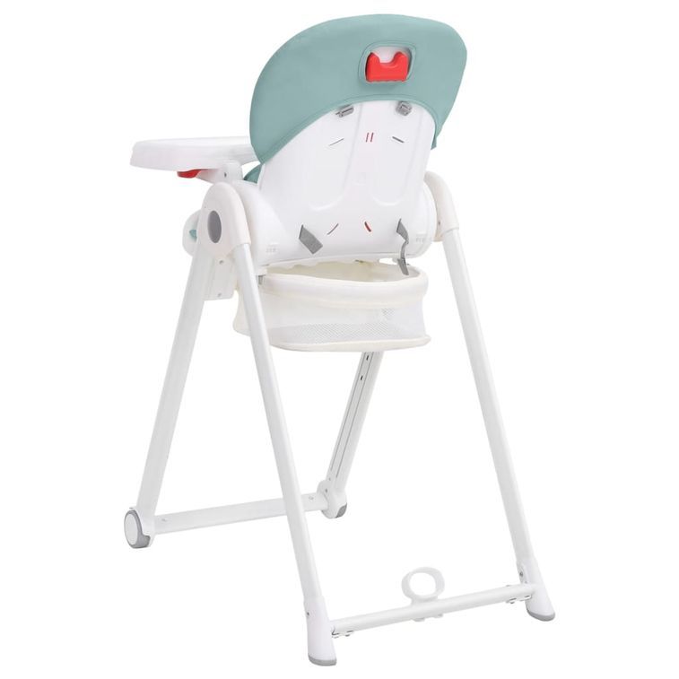 Chaise haute bébé Turquoise Aluminium - Photo n°8