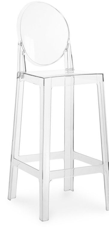 Chaise haute transparente Elisabeth 75 cm - Photo n°1
