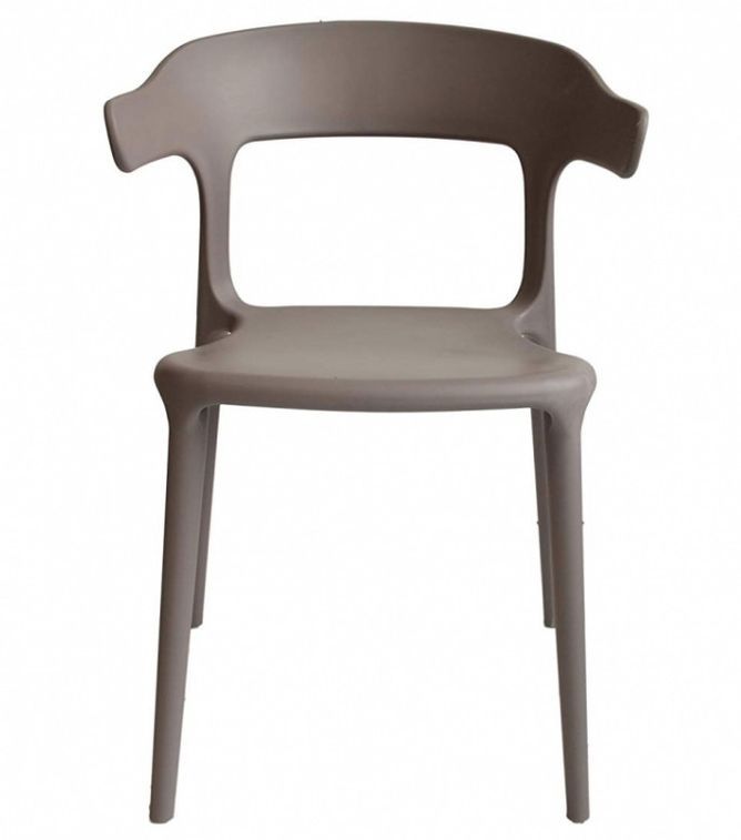 Chaise moderne polypropylène Kara - Lot de 4 - Photo n°4