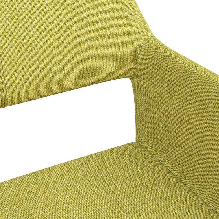 Chaise pivotante de bureau Vert Tissu 9 - Photo n°7