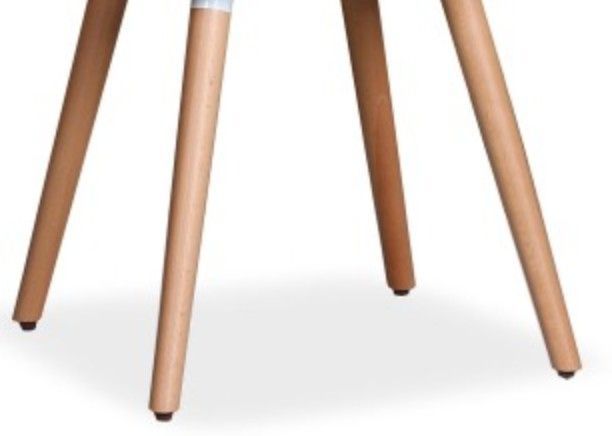 Chaise scandinave avec accoudoirs bois naturel et tissu beige Walter - Photo n°4