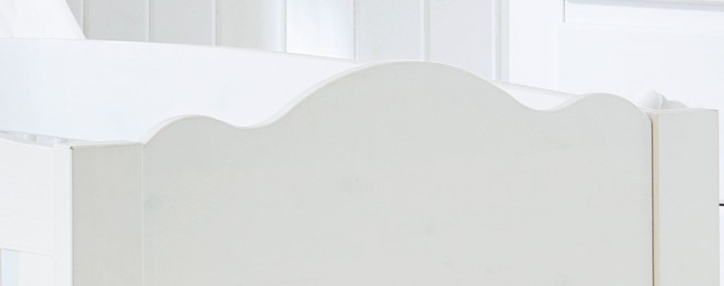 Chambre bébé large 2 pièces pin massif blanc Pino 70x140 cm - Photo n°5