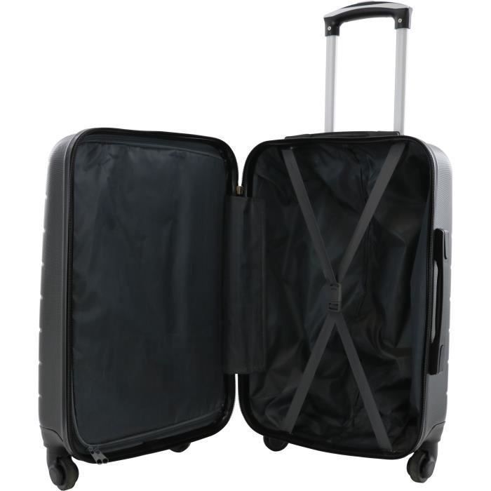 CITY BAG Valise Cabine ABS 4 Roues Gris - Photo n°4