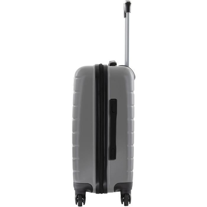 CITY BAG Valise Cabine ABS 4 Roues Silver 2 - Photo n°3