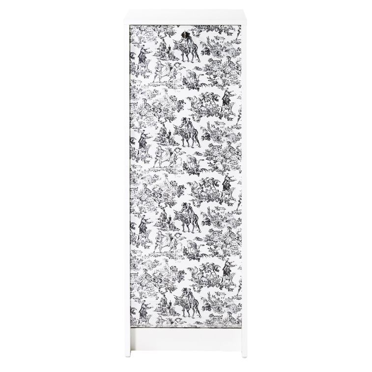 Classeur à rideau blanc imprimé toile de Jouy Boost - Photo n°2