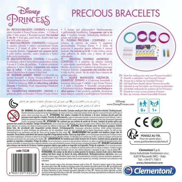 CLEMENTONI - Bracelets précieux - Princesses - Photo n°4