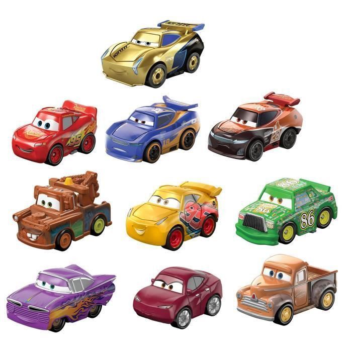Coffret 10 mini-véhicules variés inspirés du film Cars de Disney Pixar aux détails authentiques GKG23, Petites Voitures, des 3 ans - Photo n°5