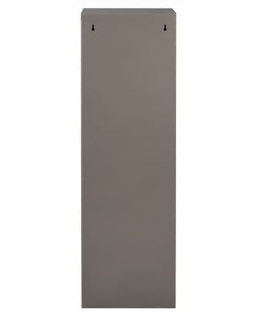 Colonne de rangement métal gris nacré 4 tiroirs Bolan H 126 cm - Photo n°3