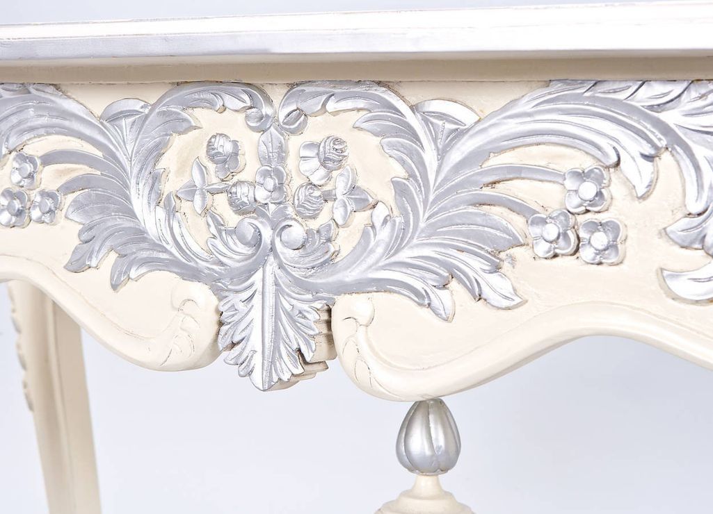 Console Blanche Argent Tisa - Photo n°3