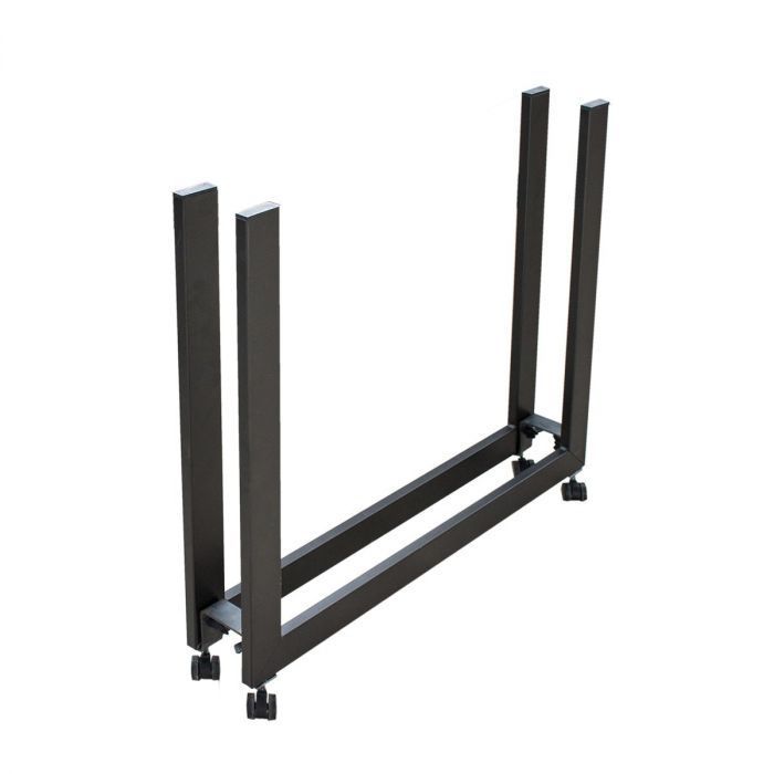 Console extensible design bois clair et pieds acier gris 14 personnes 40 à 300 cm Noro - Photo n°8