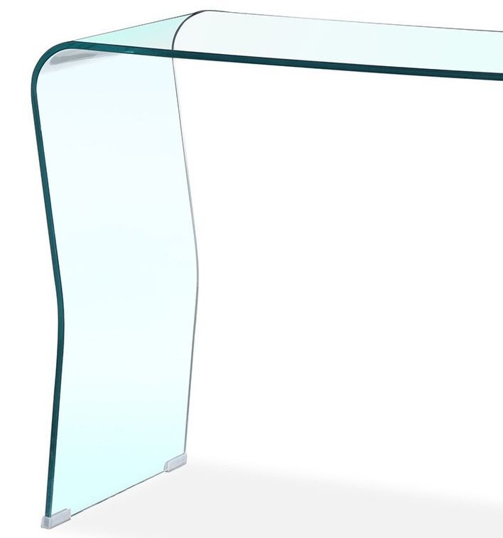 Console verre transparent Rollie - Photo n°3