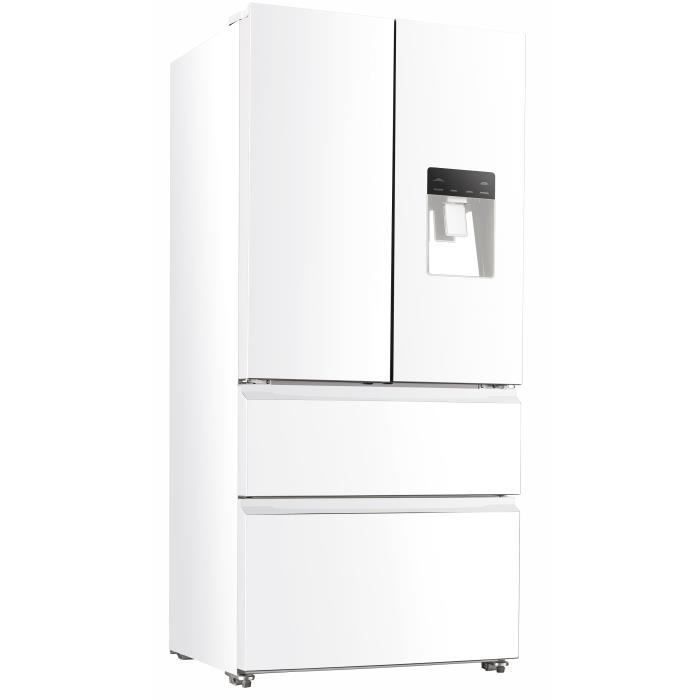 CONTINENTAL EDISON CERAF536DW Réfrigérateur multi portes-536 L ( 350+186 )-Froid ventilé-Classe A +-L 83,3 x H 182 cm-Blanc - Photo n°1