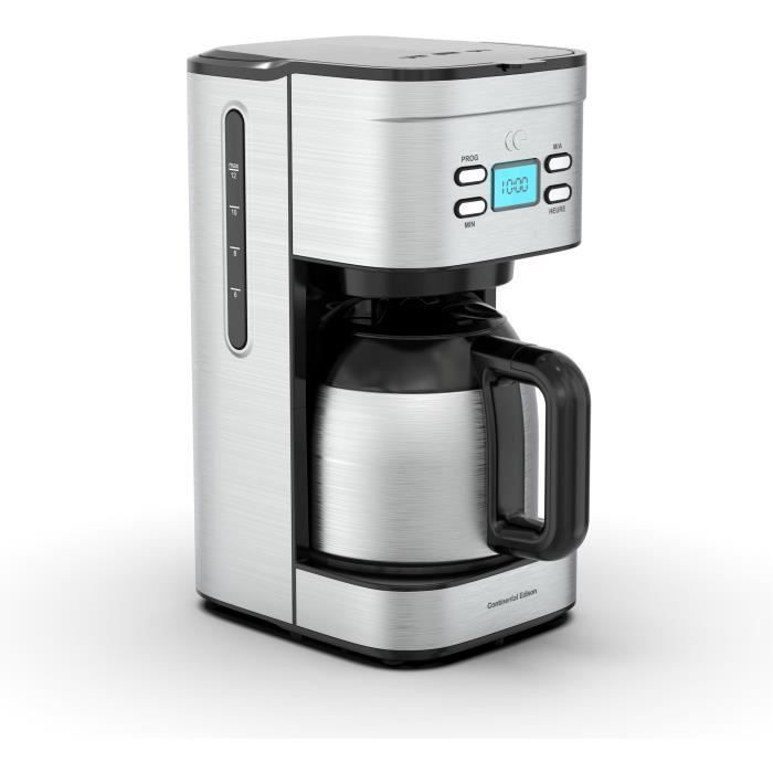 CONTINENTAL EDISON CF12TIXTH Cafetiere filtre - 1,2 litres - verseuse - isotherme - Photo n°1