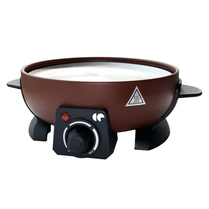 CONTINENTAL EDISON FD6WIX Appareil a fondue - Marron - Photo n°1
