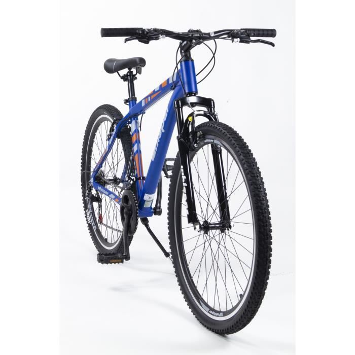 CORELLI - Vélo VTT WHISPER WM301 - 27,5 - Cadre L - 21 vitesses - Homme - Bleu /orange/gris - Photo n°2