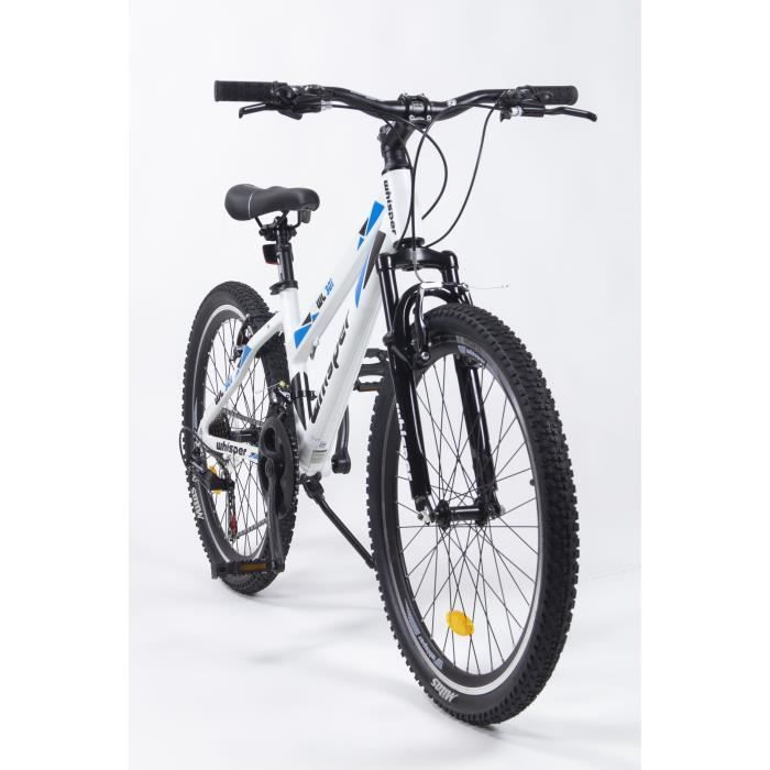 CORELLI - Vélo VTTWHISPER WL301 - 24 - 21 vitesses - Fille - Blanc /bleu/noir - Photo n°2