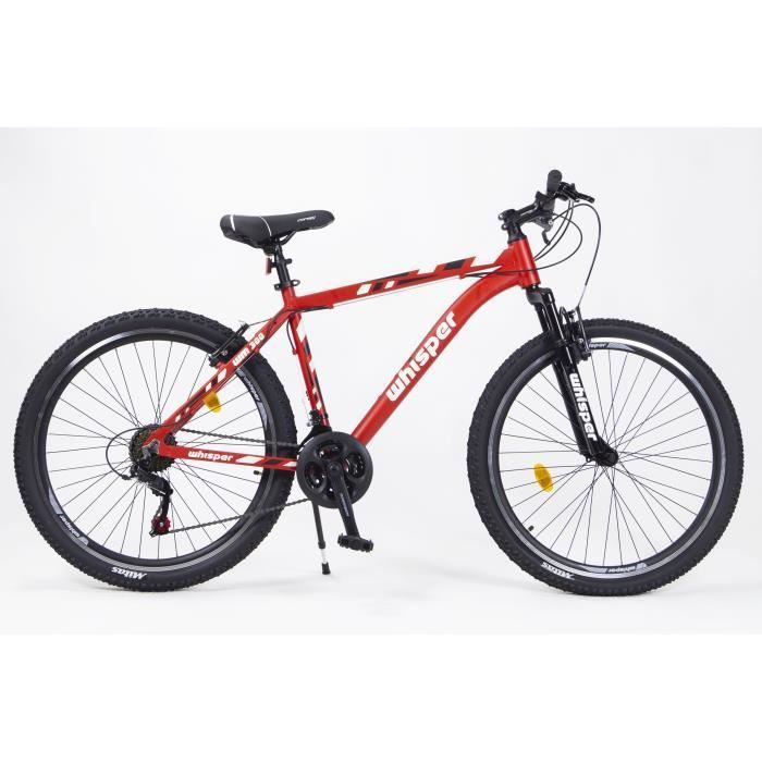 CORELLI - Vélo VTTWHISPER WM300 - 26 - Cadre L - 21 vitesses - Homme - Rouge /blanc/noir - Photo n°1