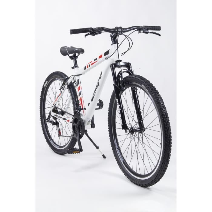 CORELLI - Vélo VTTWHISPER WM301 - 27,5 - Cadre L - 21 vitesses - Homme - Blanc /rouge/noir - Photo n°2
