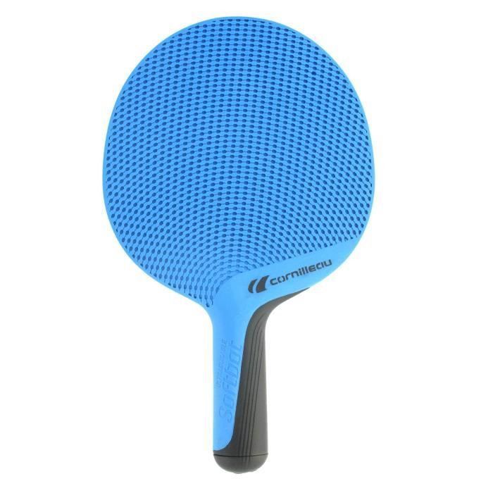 CORNILLEAU Raquette de Tennis de Table SOFTBAT Outdoor - Bleu - Photo n°1