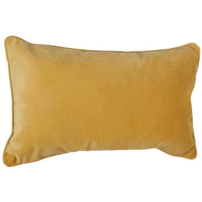 Coussin Lilou Polyester - 30x50 cm - Jaune - Photo n°1