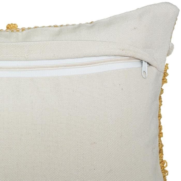 Coussin recycle Row - 30 x 50 cm - Ocre - Photo n°3