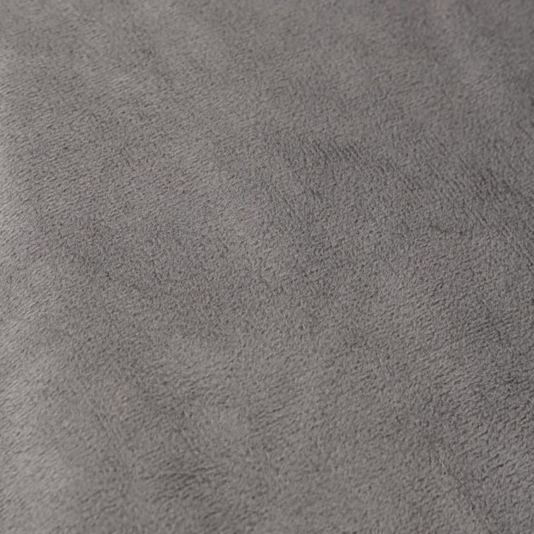 Couverture lestée avec housse Gris 135x200 cm 10 kg Tissu - Photo n°4