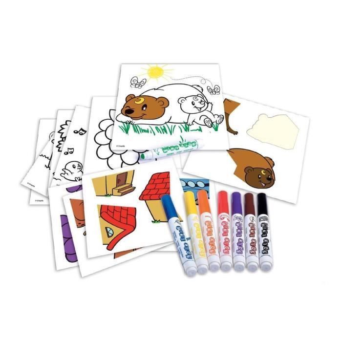 Crayola - Mini Kids - Mon 1er puzzle autocollants - Coloriage pour enfant et tout petit - Photo n°2
